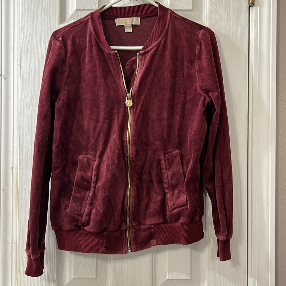 Micheal Kors Burgundy, Fully Zipped, medium